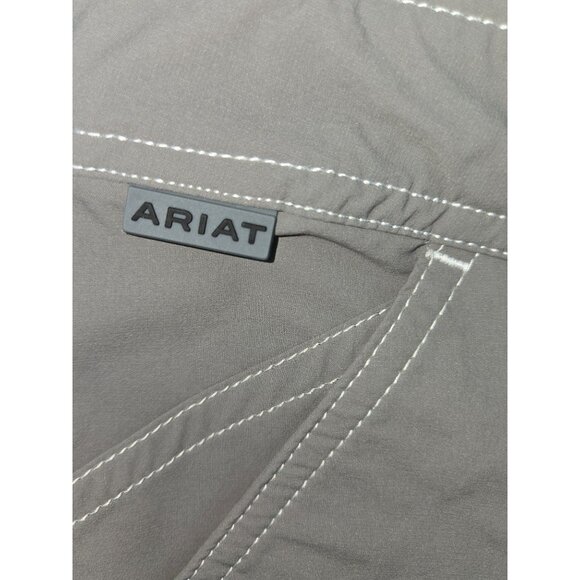 Ariat Mens AriatTEK Performance Khaki Shorts 29 Nylon Spandex Blend - Picture 5 of 9